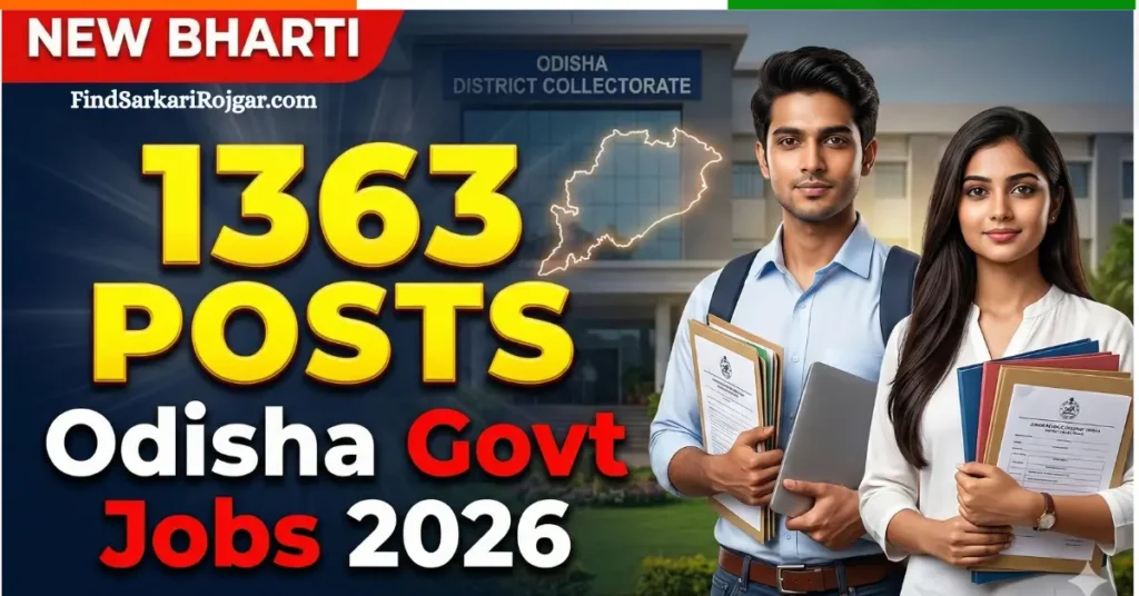 Junior Revenue Assistant Odisha 2026 recruitment is officially approved with 1,363 posts. Graduates with computer knowledge can apply online at osssc.gov.in once dates release. Keep your documents ready for this massive opportunity across 30 districts.