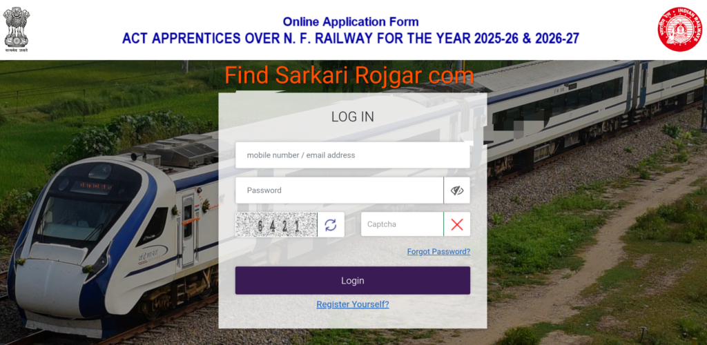 Railway NFR Apprentice Online Form 2026 - Northeast Frontier Railway invites applications for 6777 Act Apprentice posts. Check eligibility, trades, stipend & apply link.